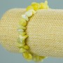 Jadeite Natural Stone Bracelet, chip d 7-10x3-5mm(+-)mm, length 18cm (stretch)