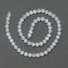 Selenite Beads smooth ball, diameter 6, 5mm+-, length 39cm+- on thread