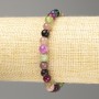 Bracelet of Gemstones - smooth bead, diameter 6±mm, length 18cm (stretch)