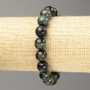 Ocean Jasper Bracelet with Smooth Round Beads, 10.5mm diameter, 18cm length (stretch)