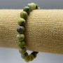 Bracelet Australian Jasper (artificial acrylic) smooth bead, diameter 8.5mm ±, length 18cm (stretch)