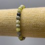 Bracelet Opit (artificial acrylic) smooth bead, diameter 6.5mm±, length 18cm (stretch)