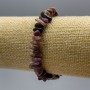 Tourmaline Bracelet, natural stone chips, diameter 10x3mm+/-, length 18cm (stretch)