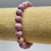 Phosphosiderite (Imitation) Bracelet, faceted bead, diameter 10mm+/-, length 18cm (stretch)