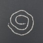Freshwater oval pearls on a thread, 6x5mm ±, length 35cm ±