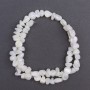 Mother-of-P pearl Tumbled Beads 8×6 mm, 41 cm approx on thread