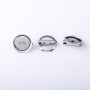 Price per pack /10 pcs. Brooch base, diameter 1.9 cm