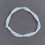 Turquoise-toned Mother-of-Pele Pearl Cylinder Beads, diameter 3.5mm, length 40cm on thread (approx)