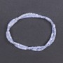 Beads, Sea Pearl Blue-Grey Disc shaped 4×2mm, approx. 40cm length on thread