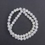 Mother-of-Pearl Smooth Round Beads, diameter 7.5mm+/-, length 39cm+/- on a strand