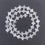 Mother-of-Pearl Cross Beads, diameter 8x8x3mm+-, length 39cm+- on fishing line