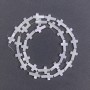 Mother-of-Pearl Cross Beads, diameter 8x14x3mm+/-, length 39cm+/- on a strand