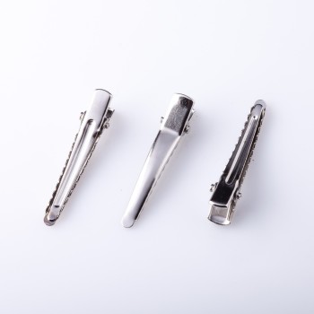 Price per pack /10 pcs. Base for hairpin "crocodile" sharp tip 4.5 cm