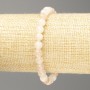 Bracelet Serpentine (artificial acrylic) smooth beads, diameter 6.5mm ±, length 18cm (stretch)