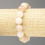 Bracelet Celestite (artificial acrylic) smooth beads, diameter 12.5mm±, length 18cm (stretch)