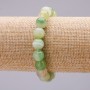 Bracelet on elastic Agate smooth bead 10mm