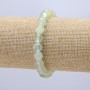 Elastic Bracelet Prehnite Smooth Bead, 8mm diameter, 18cm length +