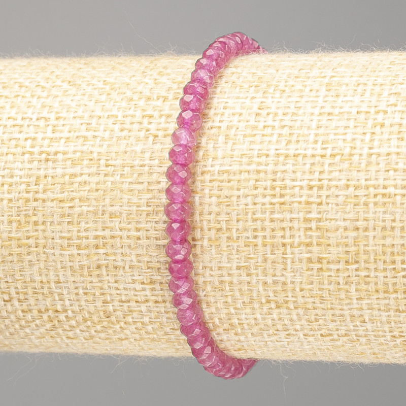 Bracelet Turquoise? Wait: Turmalin is tourmaline in Ukrainian. The translation should be Tourmaline Bracelet (bead) drilled rondelle, diameter 4x3mm, length 18cm (stretch)