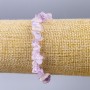 Amethyst Bracelet natural stone chunk, diameter 8x3mm +-, length 18cm (stretch)