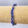 Bracelet Sodalite natural stone chip, diameter 8×4mm +-, length 18cm (stretch)
