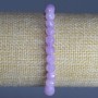 Kunzite Bracelet, natural stone, faceted bead, 6mm diameter +-, length 18cm (stretch)