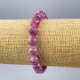 Bracelet Turquoise? wait— need correct: Turmalin -> Tourmaline; natural stone, faceted beads, diameter 10mm, length 18cm (stretch)