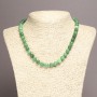 Chrysoprase Necklace (each) Smooth Bead, 8mm diameter+, length 45cm+