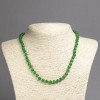 Chrysoprase Necklace, smooth round beads 6mm diameter, length 45cm