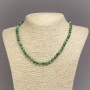 Chrysoprase Bead Necklace (per piece) Smooth round bead, diameter 6mm±, length 45cm±