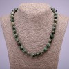 Necklace made of natural kunzite (muscovite) smooth beads, diameter 10(±)mm, length 45cm+