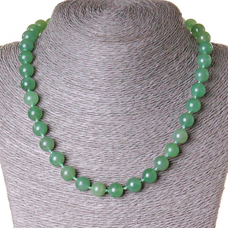Nephrite Beads, 10mm round beads, 47cm length