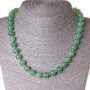 Nephrite Beads, 10mm round beads, 47cm length