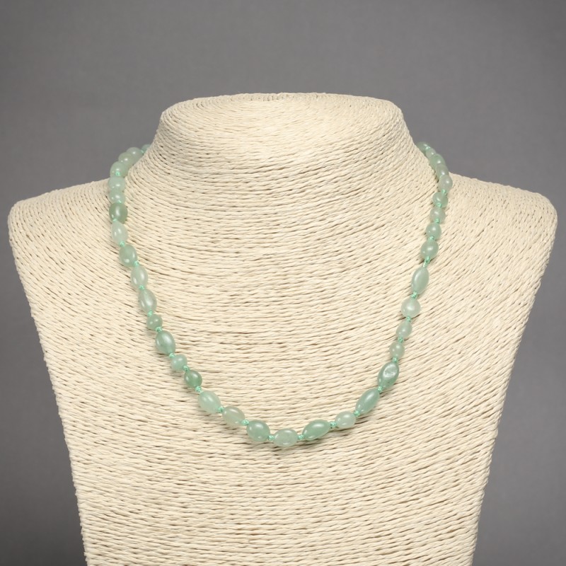 Natural Jade Beads - Faceted, 8×6mm diameter, 45cm length