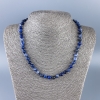 Sodalite Bead Necklace with Smooth Round Beads, 6.5mm diameter, Length 48cm