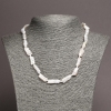 Necklace of natural Baroque pearls, diameter 22×10mm ±, length 48cm ±