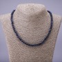 Lapis Lazuli Necklace (faceted) rondelle beads, 6x4 mm, 50 cm