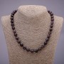 Amethyst Beads, faceted round stones, diameter 10(±)mm, length 48cm