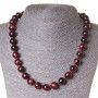 Bull's Eye Bead Pendant 12 mm, 50 cm length