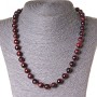 Necklace Bull's Eye (Buffalo Eye), bead 10mm, length 45cm