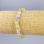 Bracelet Assorted Natural Stone Tumbled, diameter 9×6mm+-, length 18cm (stretch)