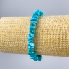 Turquoise Chip Bracelet, 8x4mm diameter, length 18cm (stretch)