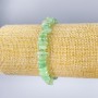 Bracelet Jade natural stone shard, diameter 7-10x5mm+-, length 18cm (stretch)
