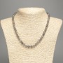 Labradorite Necklace—Smooth Round Beads, 6.5mm diameter, 48cm length