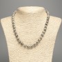 Dalmatian Jasper Bead Necklace (artificial acrylic) smooth round beads, diameter 8.5mm, length 50cm