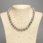 Dalmatian Jasper Bead Necklace (plastic acrylic) smooth ball, diameter 10mm±, length 48cm ±