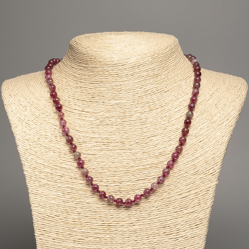 Multi-colour Tourmaline Beads (artificial) smooth bead, diameter 6mm±, length 48cm ±