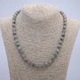 Necklace made of natural Labradorite beads, smooth round beads 8mm diameter, length 45cm +