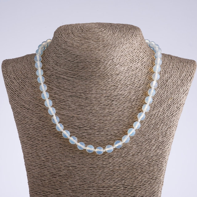 Moonstone Beads faceted ball, 8mm diameter, 45cm length
