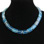 Moonstone Necklace Rectangle 15×20mm, 46cm length
