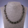 Labradorite Necklace with natural stone, oval bead 16×12 mm, length 49 cm